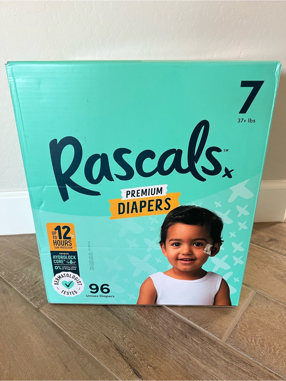 Rascals Premium Diapers Size 7 - NIB -96 count $28